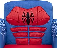 Vista 6 de Delta Children Silla tapizada figural, Marvel Spider Man (azul, rojo)