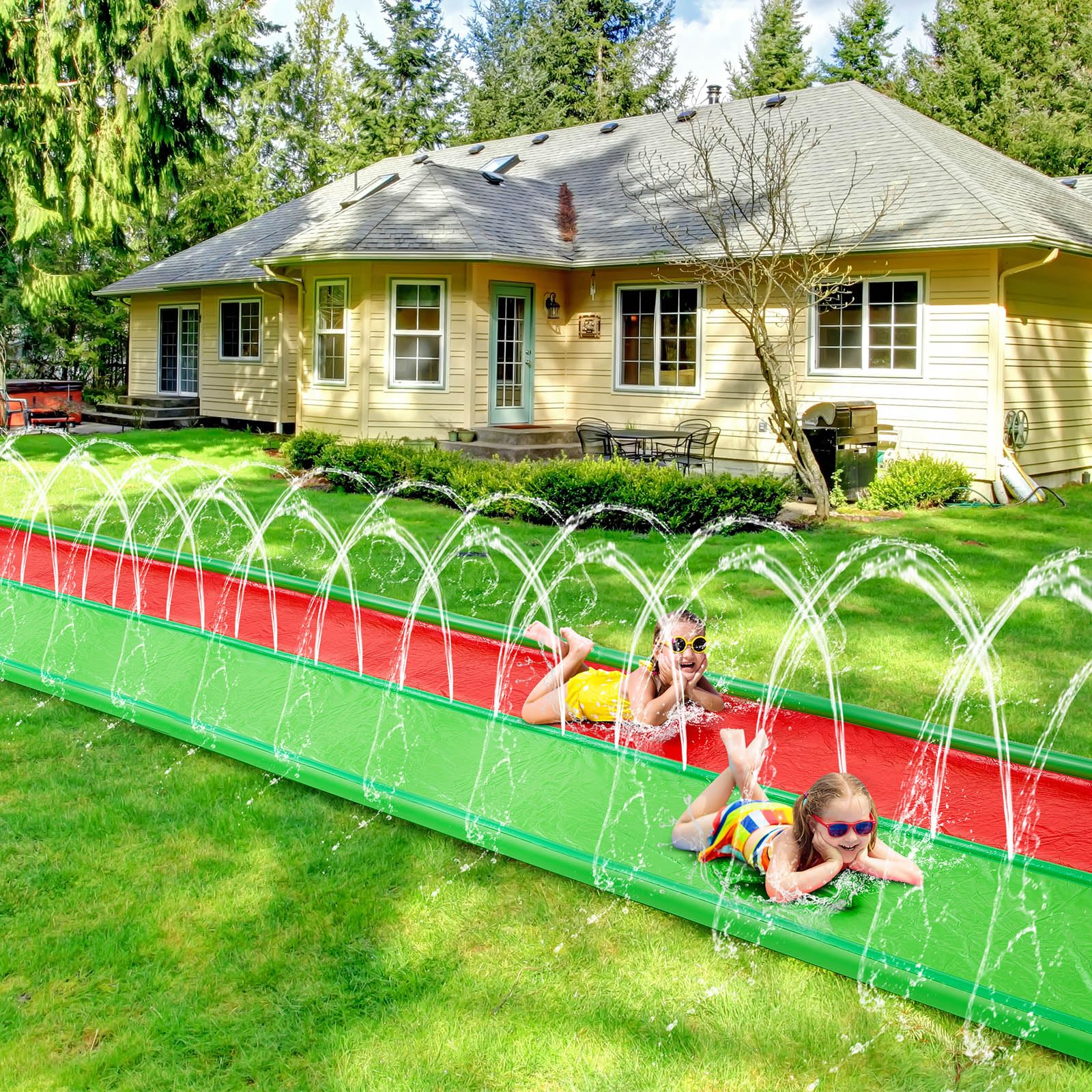 Adult Water Slide Foilswirl X 30 Ft Water Slide With