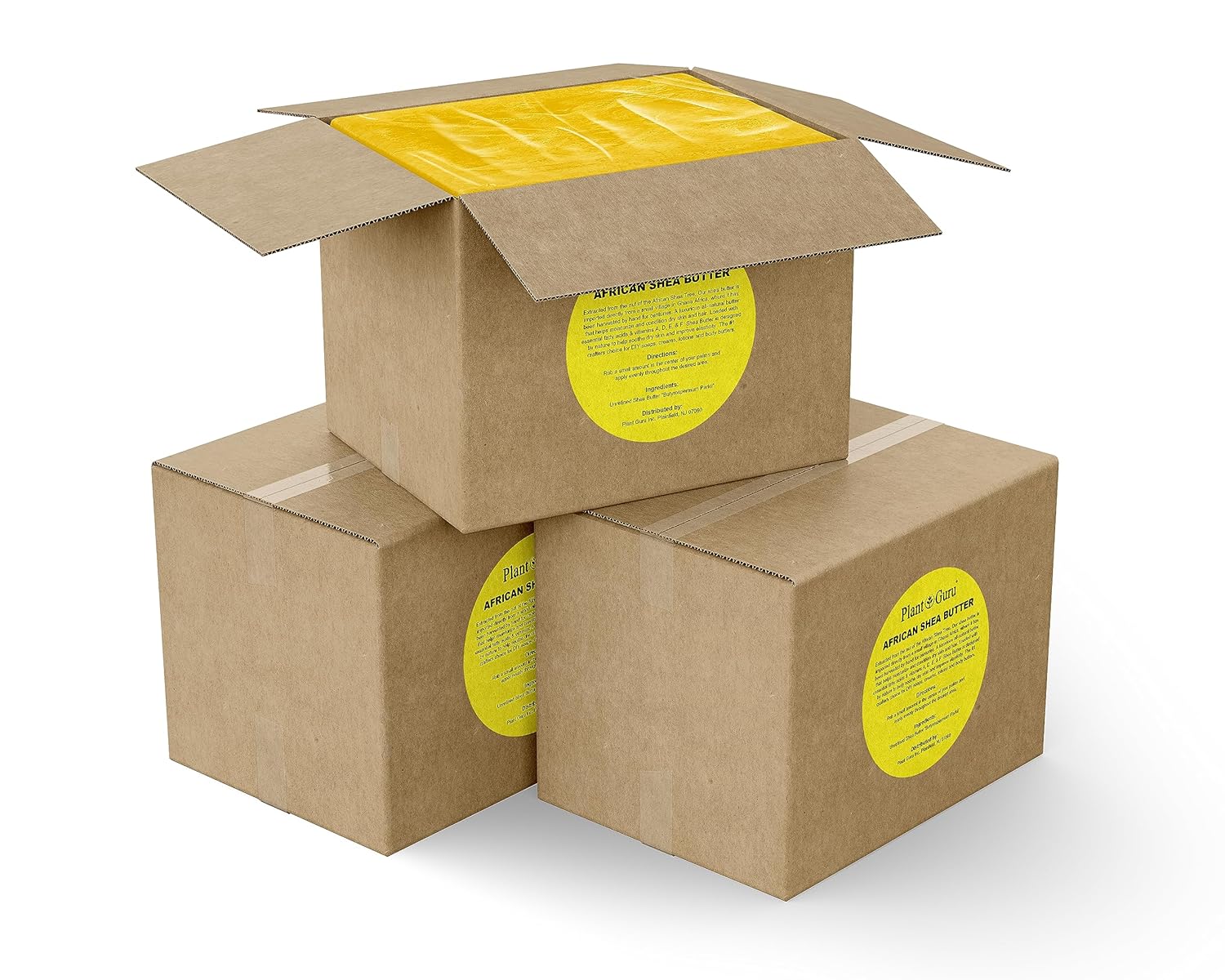 Raw African Shea Butter 10 lbs. Bulk Wholesale Block 100% Pure Natural Unrefined YELLOW - Ideal Moisturizer For Dry Skin, Body, Face And Hair Growth. Great For DIY Soap and Lip Balm Making. - Image 2