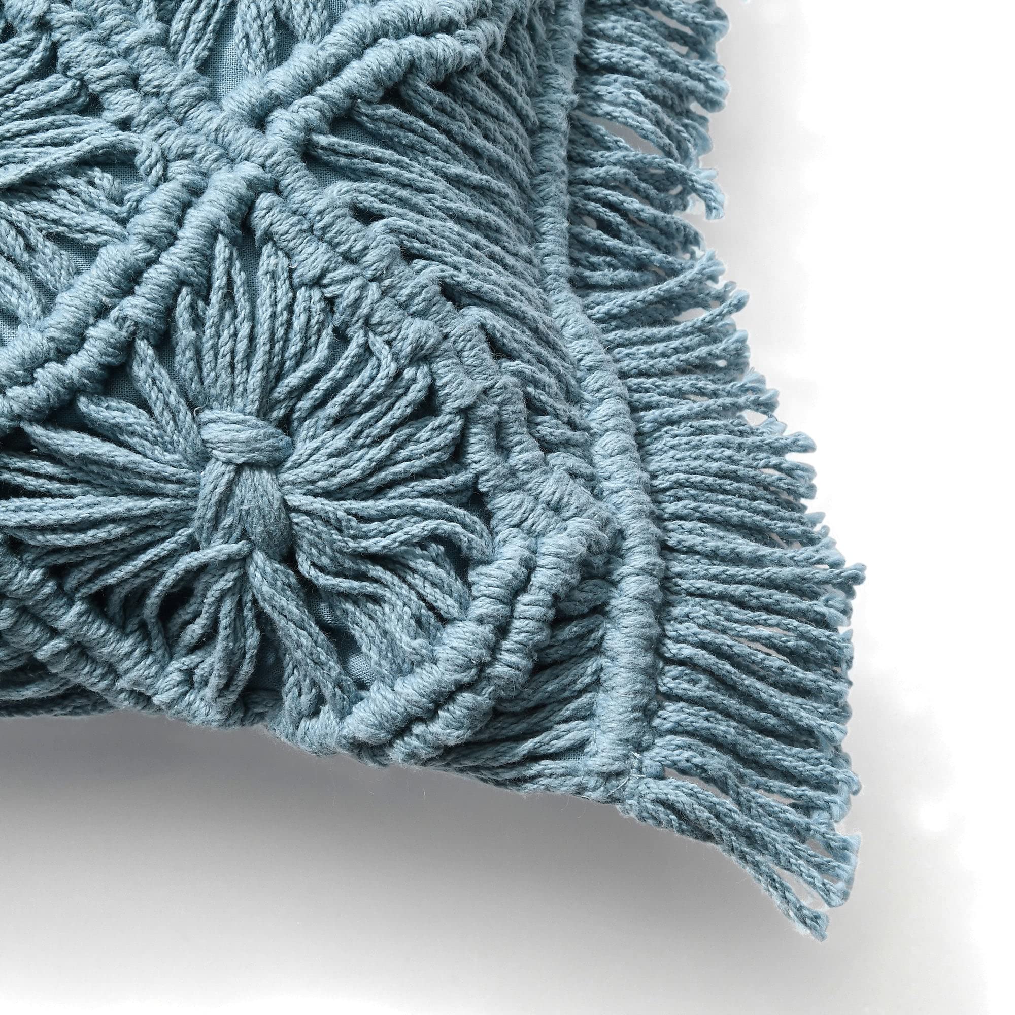 Amazon.co.jp: Francfranc フランフラン マクラメ クッションカバー 45