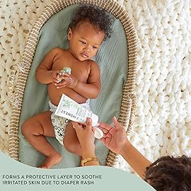The Honest Company Hypoallergenic Diaper Rash Cream | Moisturizing + Calming Zinc Oxide Ointment | NEA Recognized, Cruelty Free | Value Size, 6 oz