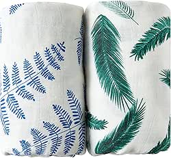 Margaux & May Organic Muslin Swaddle Blankets 2 Pack -