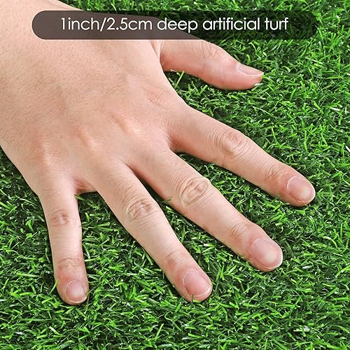 Miniatura 3 de Ruisita Caminos de mesa de césped artificial de 12 x 120 pulgadas, alfombra de césped sintético, decoración de mesa para primavera, verano, boda,