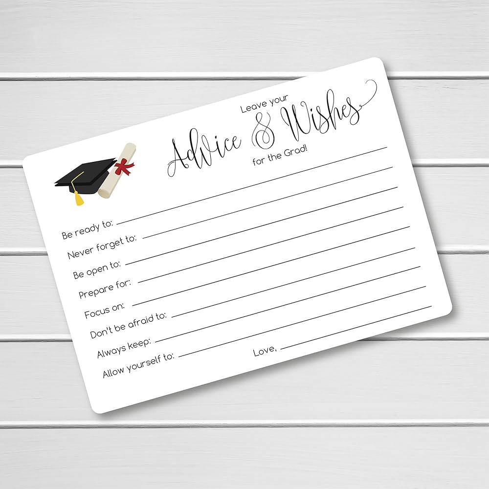 amazon-com-20-graduation-advice-cards-advice-cards-for-the-grad-advice-card-for-the-graduate-advice3-office-products for Advice For The Graduation Cards Free Printable Amazon.com: 20 - Graduation Advice Cards, Advice Cards for the Grad, Advice Card for the Graduate (Advice3) : Office Products for Advice For The Graduation Cards Free Printable