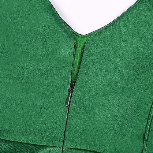 Vista 7 de Vestido de niña hasta la rodilla, hombros inclinados, dama de honor, boda, princesa, lazo para niños, fiesta de cumpleaños