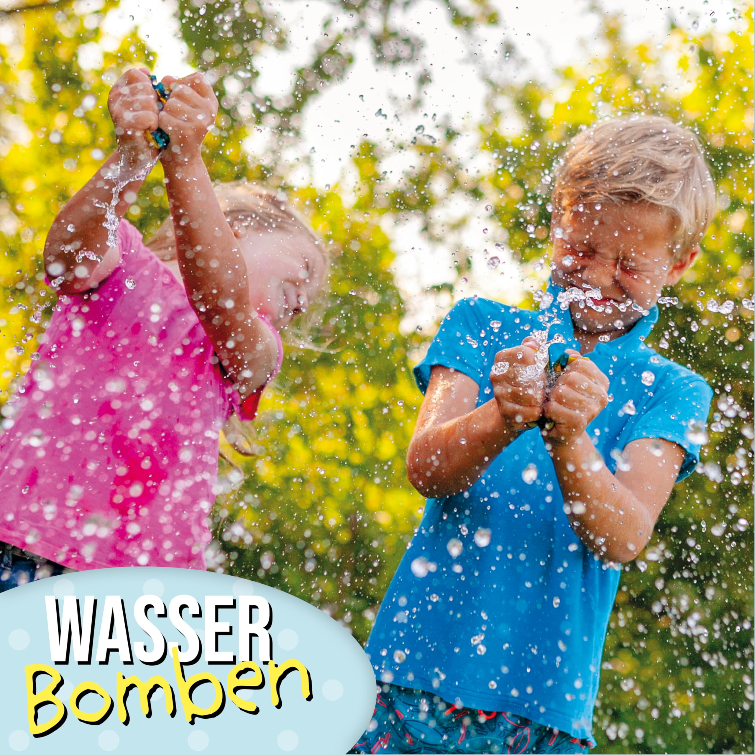 TapirElla 5 wiederverwendbare Wasserballons, Wasserbomben aus Silikon, schnell befüllbar mit Magnetverschluss im Geschenkkarton, Kinder und Erwachsene, Outdoor, Garten, Pool von Lutz Mauder Verlag