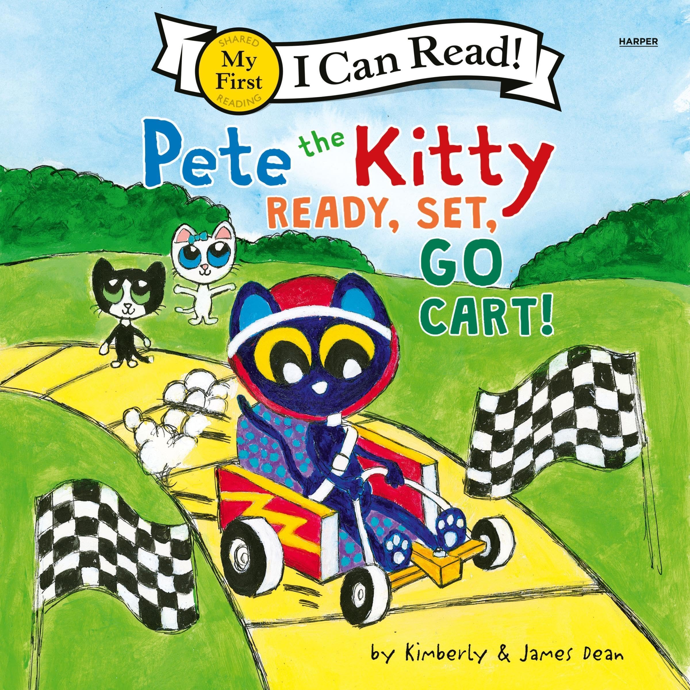 Cover art for Pete the Kitty: Ready, Set, Go-Cart!