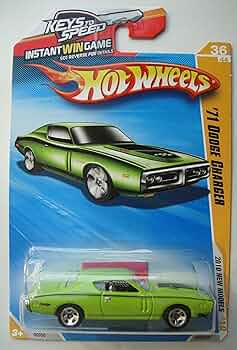 Hot Wheels ‘71 Dodge Charger 1 of 3,000 Rare Hot Wheels 2003 71 Dodge Charger Neo Classics Oil Can 1