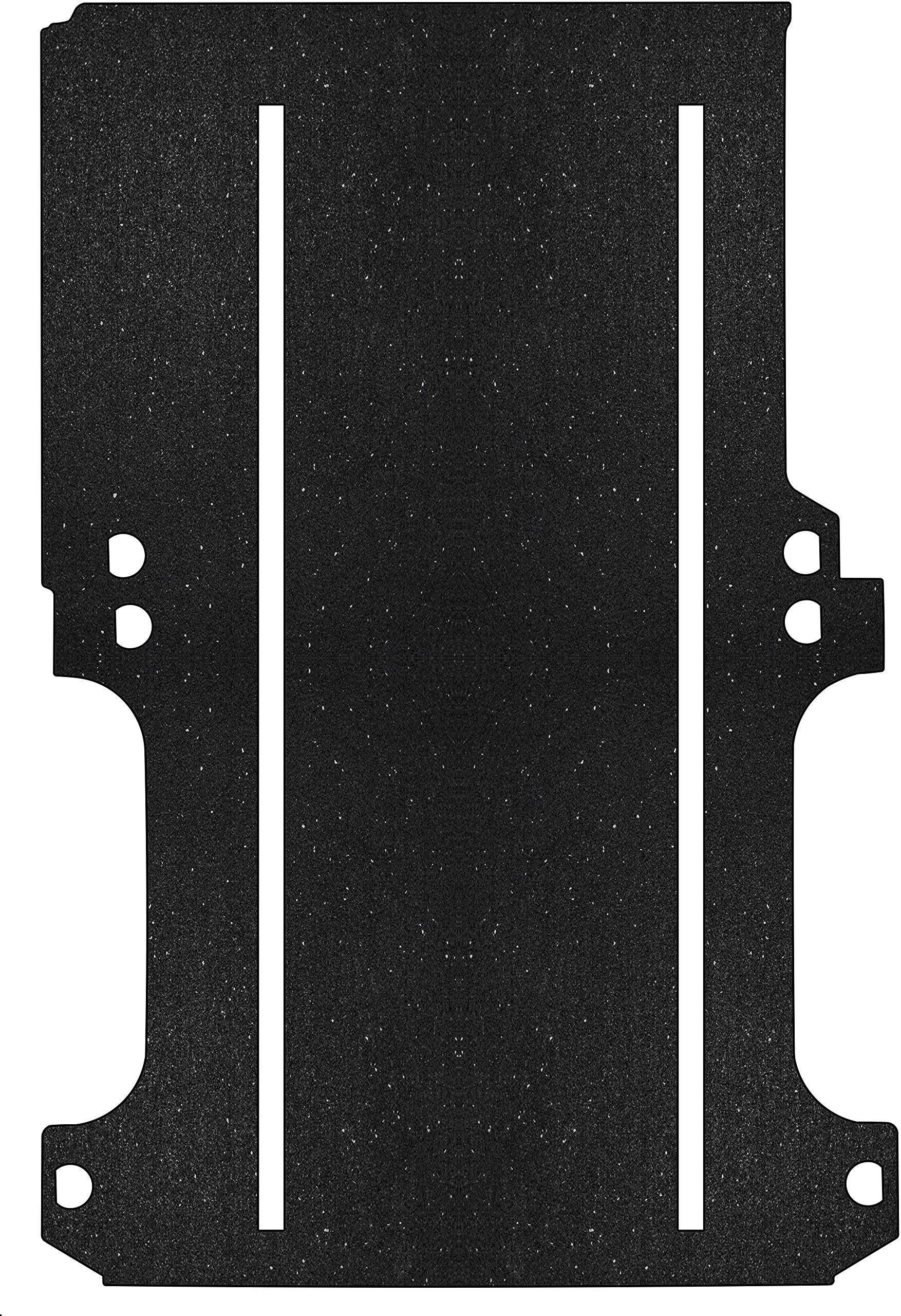 aruma® 2-teilige Antirutschmatte kompatibel für Mercedes Benz Sprinter Heckantrieb, kurzer Radstand 2644 mm, Schiebetür rechts, original Zurrösen und Airlineschienen nutzbar ab Baujahr 04/2006