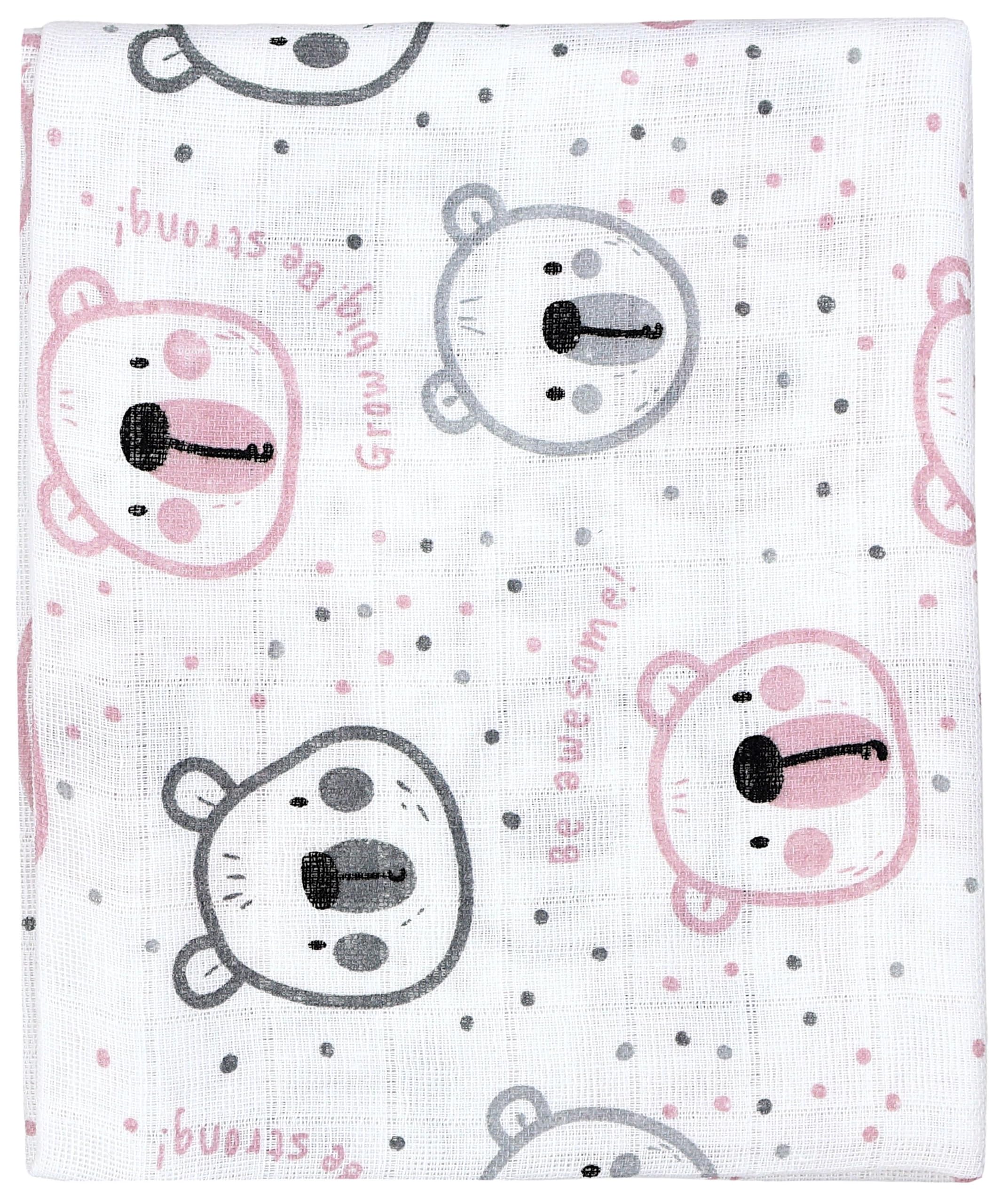 TupTam Baby Mullwindeln Spucktücher 70x80 5er / 10er Pack, Farbe: Mädchen 6, Anzahl der Teile:: 5er Pack - 5