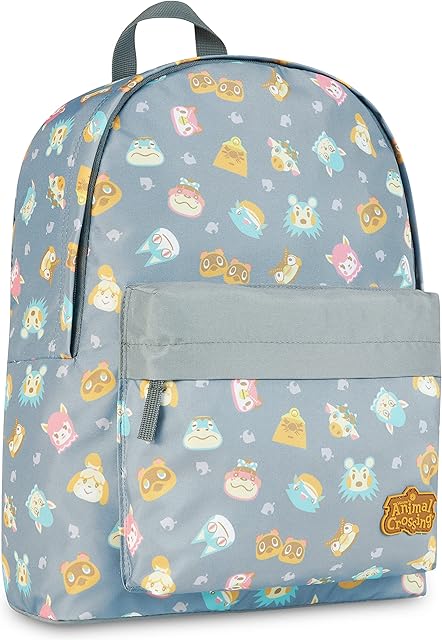 Animal Crossing School Backpack, Boys Girls Backpacks Animal Crossing Merchandise