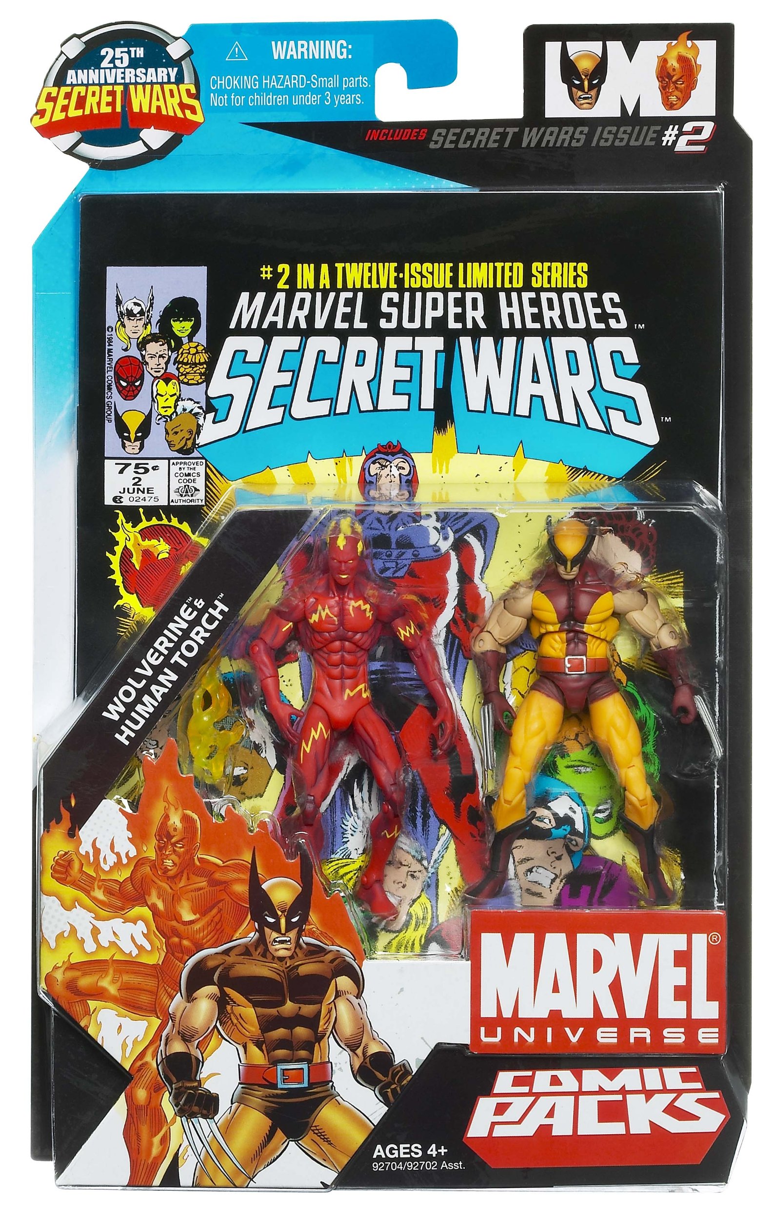Amazon.com: Marvel 25th Anniversary Comic 2pk - Torch & Wolverine