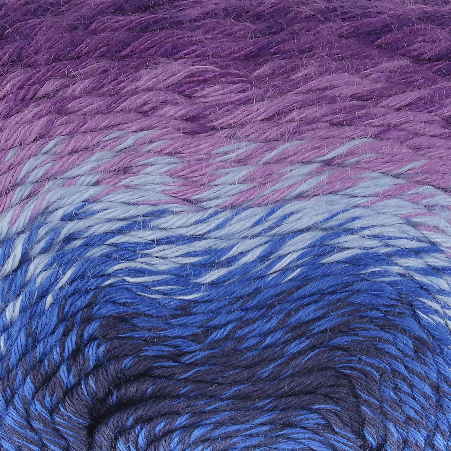 JubileeYarn Ombré Blast Yarn - 220g/cake Baby Weight Cotton - Shadowthrone - 2 Cakes