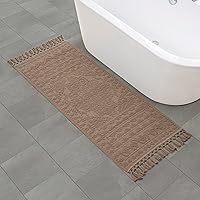 Vista 43 de French Connection - Alfombra Nellore de baño con flecos