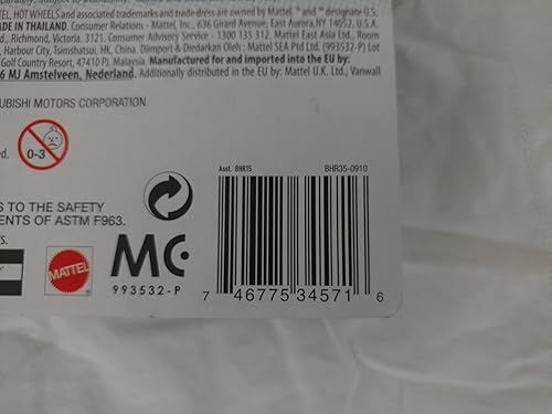 Miniatura 4 de Hot Wheels Cambiadores de color Mitsubishi Lancer Evolution X 1948