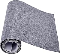 Vista 17 de BENECREAT Forro de estante de fieltro autoadhesivo de 15.7" x 78.7" para hacer disfraces DIY y caja de joyería, tela despegar y pegar, 1mm de grosor