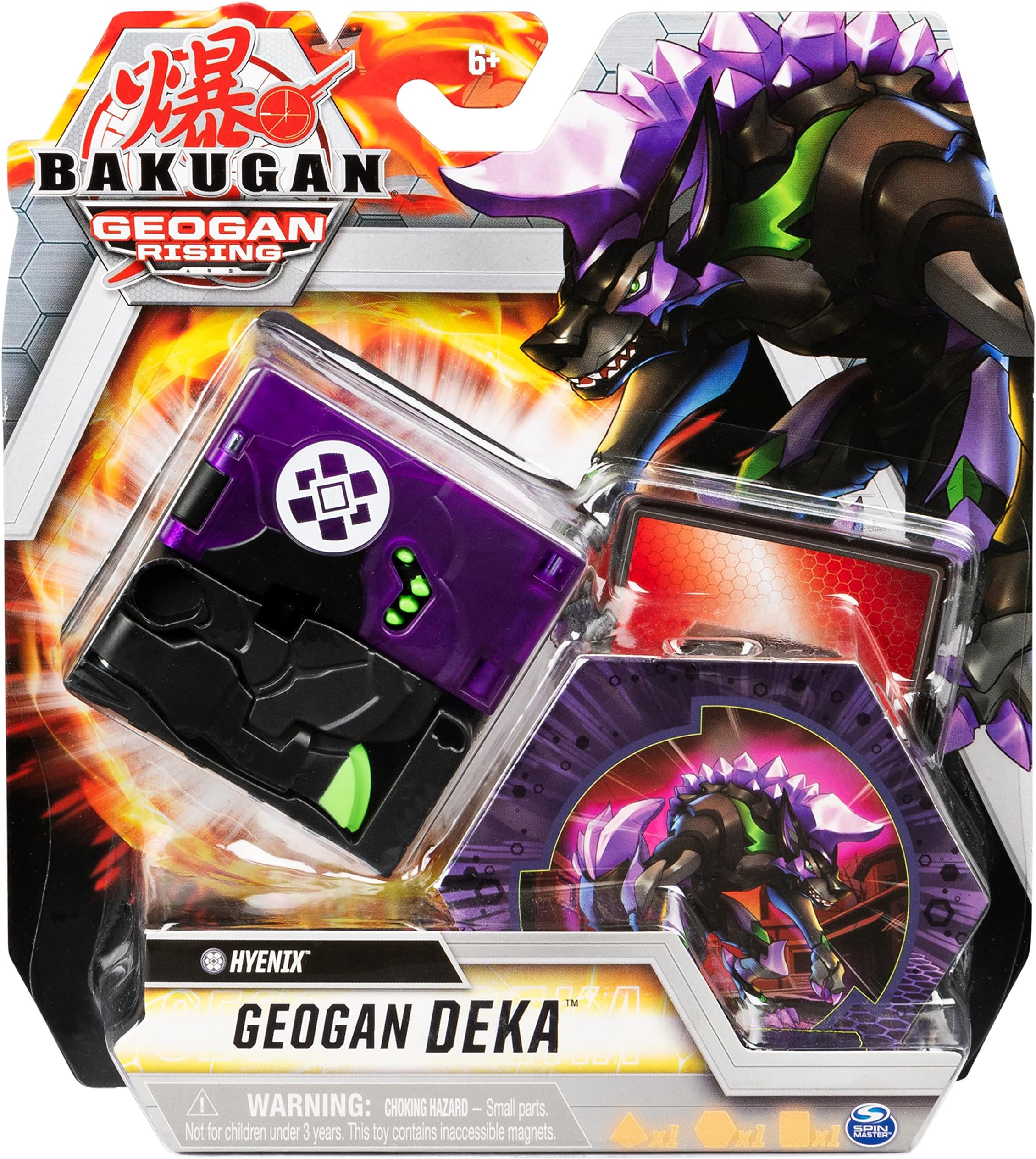 BakuganGeogan Deka, Hyenix, Jumbo Collectible Transforming Figure, for Kids Aged 6 and up