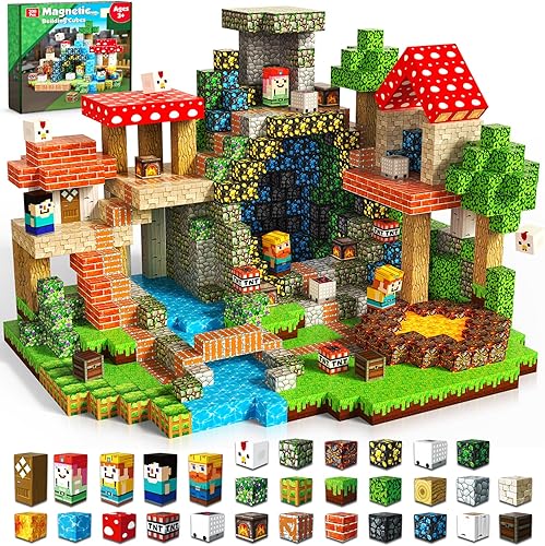 Miniatura 11 de Goody King Bloques Magnéticos | Juego de Cubos de Construcción Magnéticos de 100 Piezas, Juguetes de Construcción para Niños y Niñas de 3-4, 5 6 7 8
