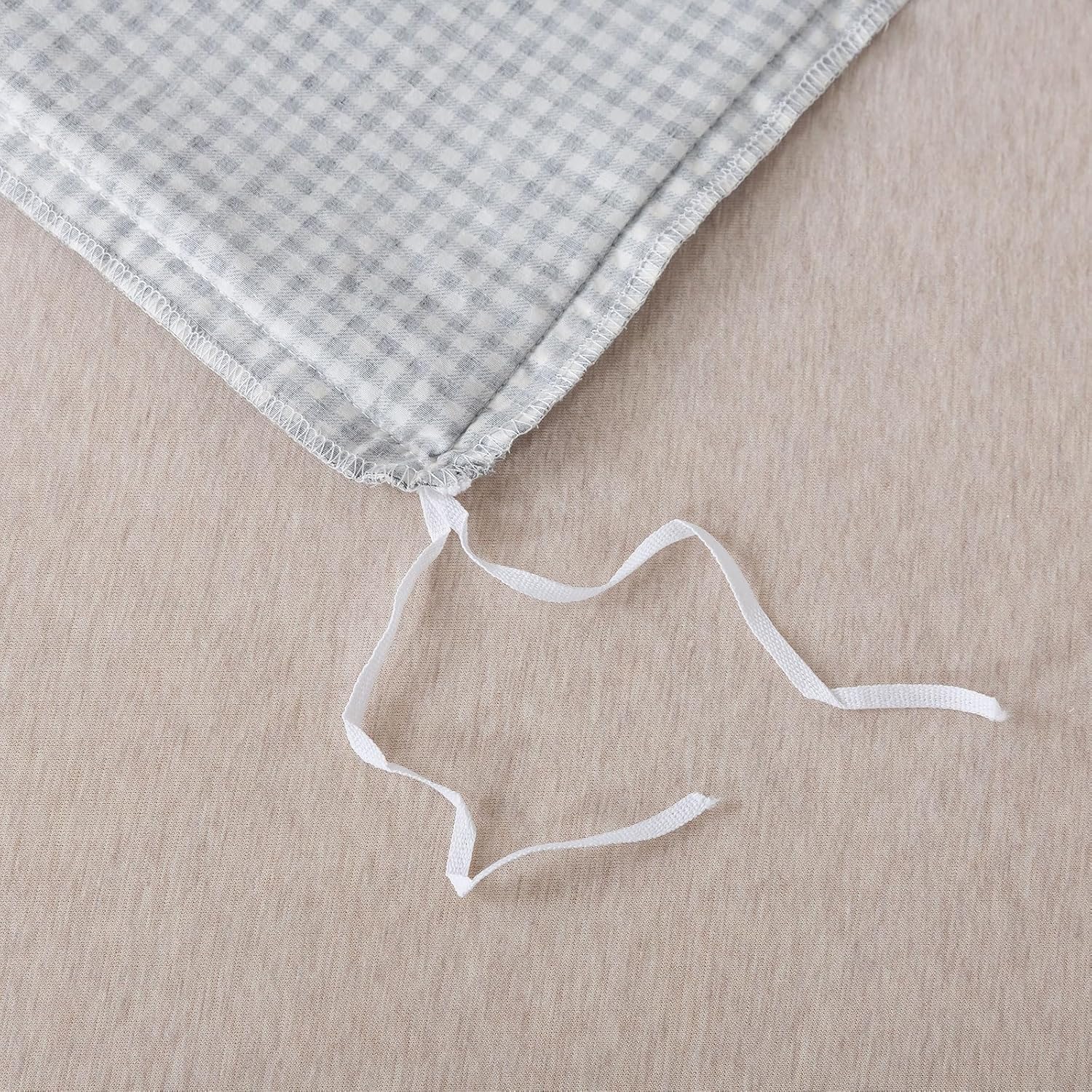 FADFAY Black Plaid Full Size Duvet Cover Set 100% Cotton Geometric Checker Bedding Teens Grid White Gingham Pattern College Bedding Zipper Closure Ultra Soft 3Pcs, Full Size for Dorm Room