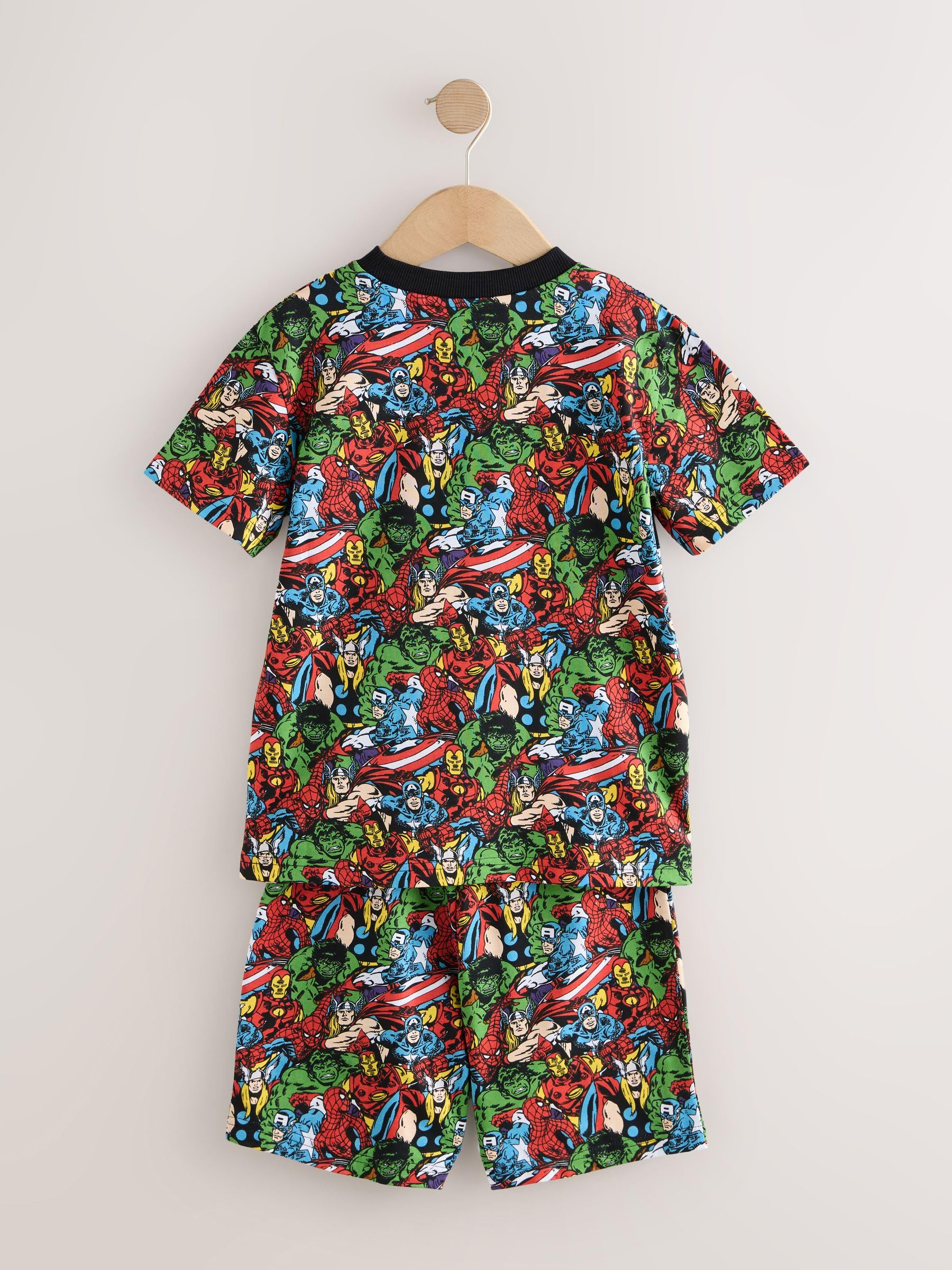 NEXT Jungen Marvel Kurze Schlafanzüge, 2er-Pack
