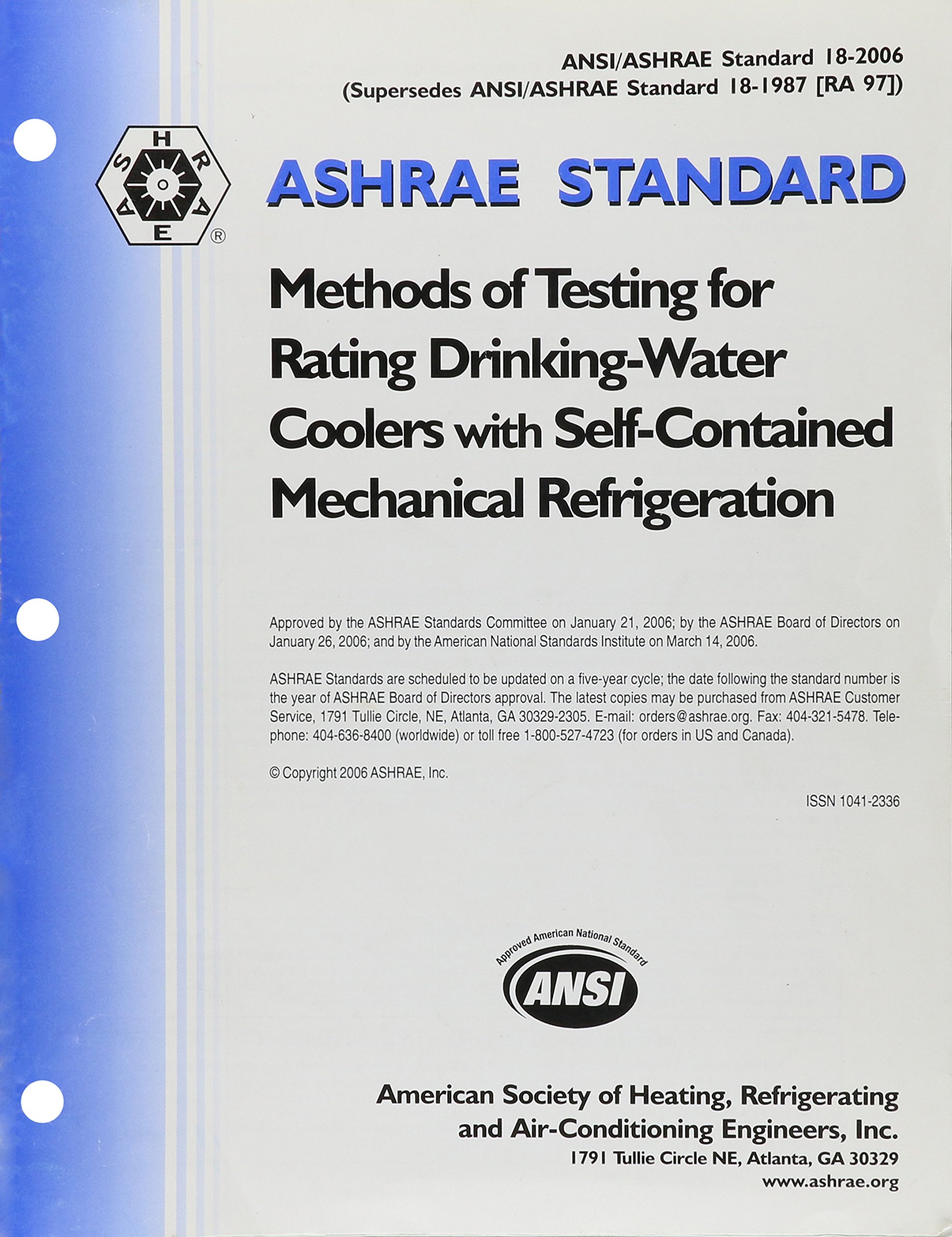 Buy Method of Testing for Rating DrinkingWater Coolers With Self