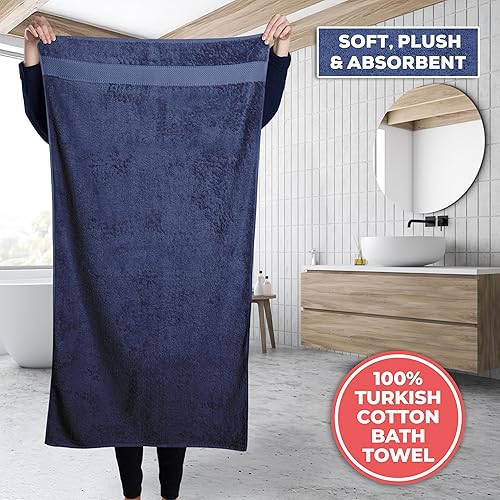 Miniatura 10 de TEXTILOM Toallas para cuerpo y cara, calidad de hotel y spa, suaves, absorbentes, de secado rápido, para tu cuerpo, 100% algodón turco, juego de 4