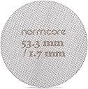 Normcore 53.3mm Puck Screen - Lower Shower Screen - Metal Contact Screen for Espresso 54mm Portafilter Filter Basket - 1.7mm Thickness 150μm - 316 Stainless Steel