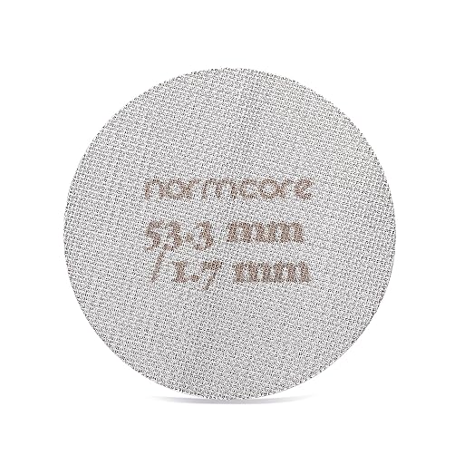 Normcore 53.3mm Puck Screen - Lower Shower Screen - Metal Contact Screen for Espresso 54mm Portafilter Filter Basket - 1.7mm Thickness 150μm - 316 Stainless Steel