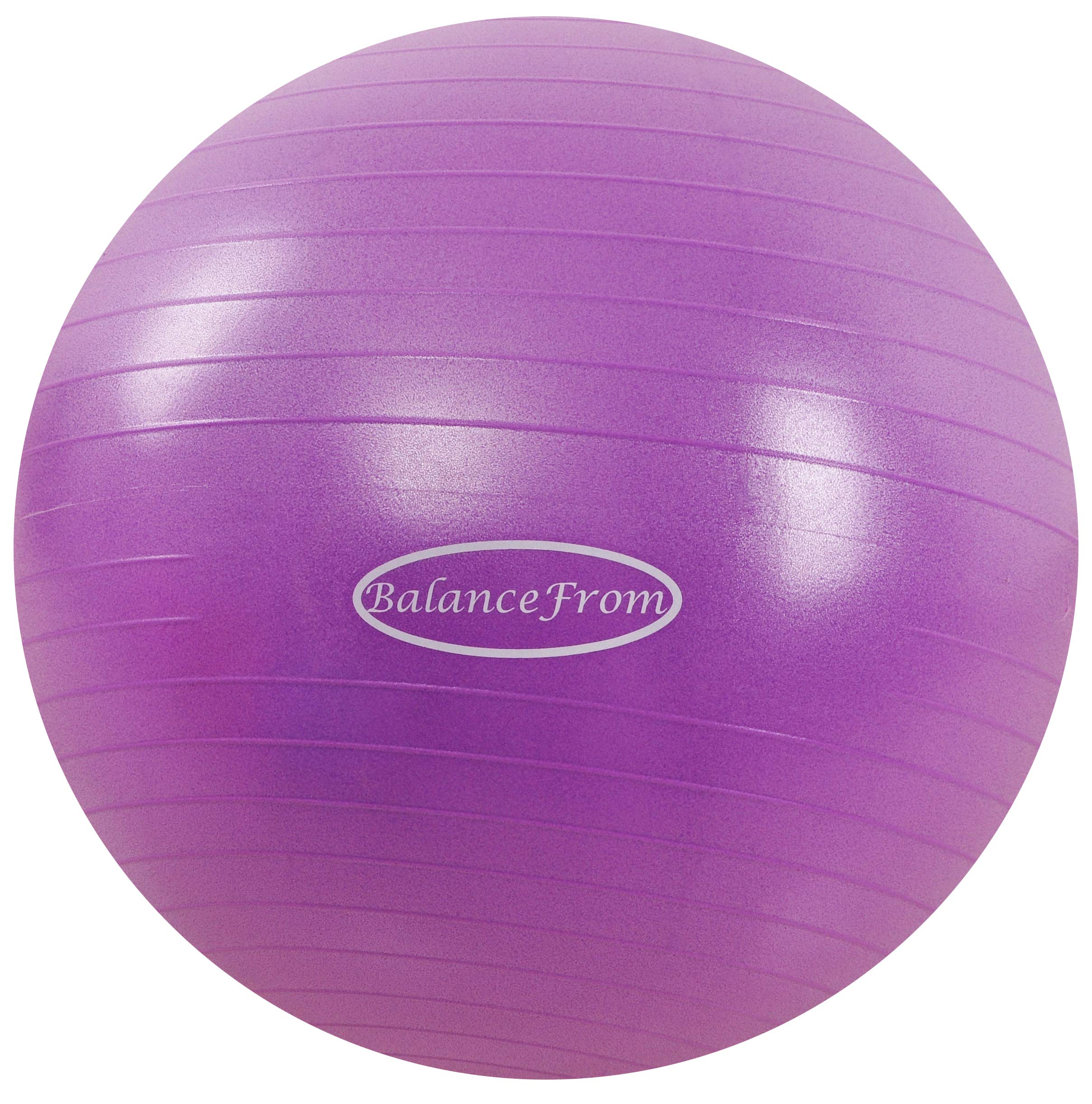 BalanceFrom Anti-Burst and Slip Resistant Exercise Ball Yoga Ball Fitness Ball Birthing Ball with Quick Pump, 2,000-Pound Capacity
