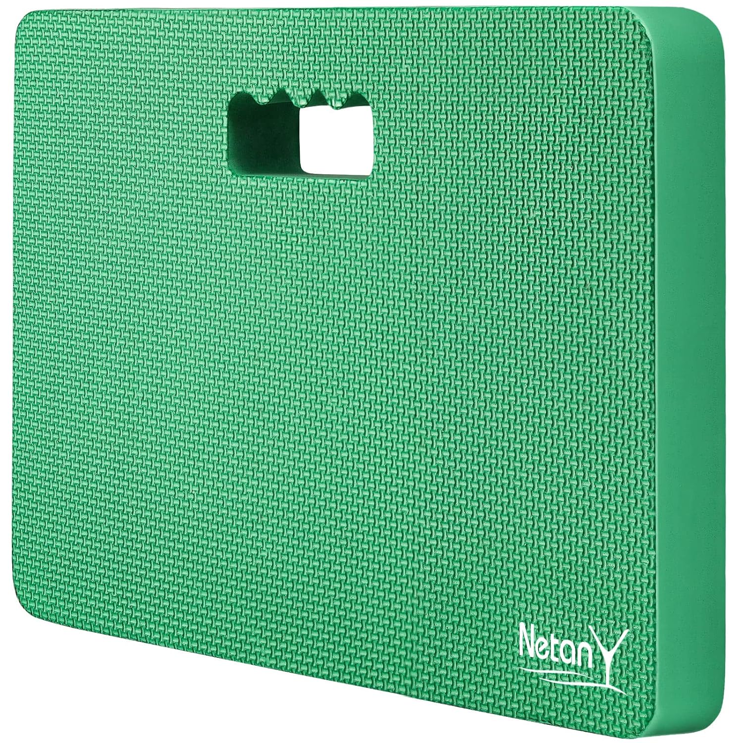 NETANY Extra Thick Kneeling Pad for Gardening, Comfortable Knee Pad Cushion, Extra Large Foam Kneeler Mat for Gardening, Baby Bath, Workout, Exercise & Yoga, Mechanic, 17.8 x 11 x 1.5 in, Grass