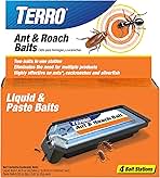 Terro T360 Ant & Roach Bait - Indoor Ant Killer and Roach Killer - Attracts and Kills Ants, Roaches, and Silverfish