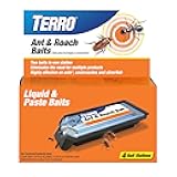 Ant & Roach Bait - Indoor Ant Killer and Roach Killer - 4 Bait Stations - Attracts and Kills Ants, Roaches, and Silverfish - T360