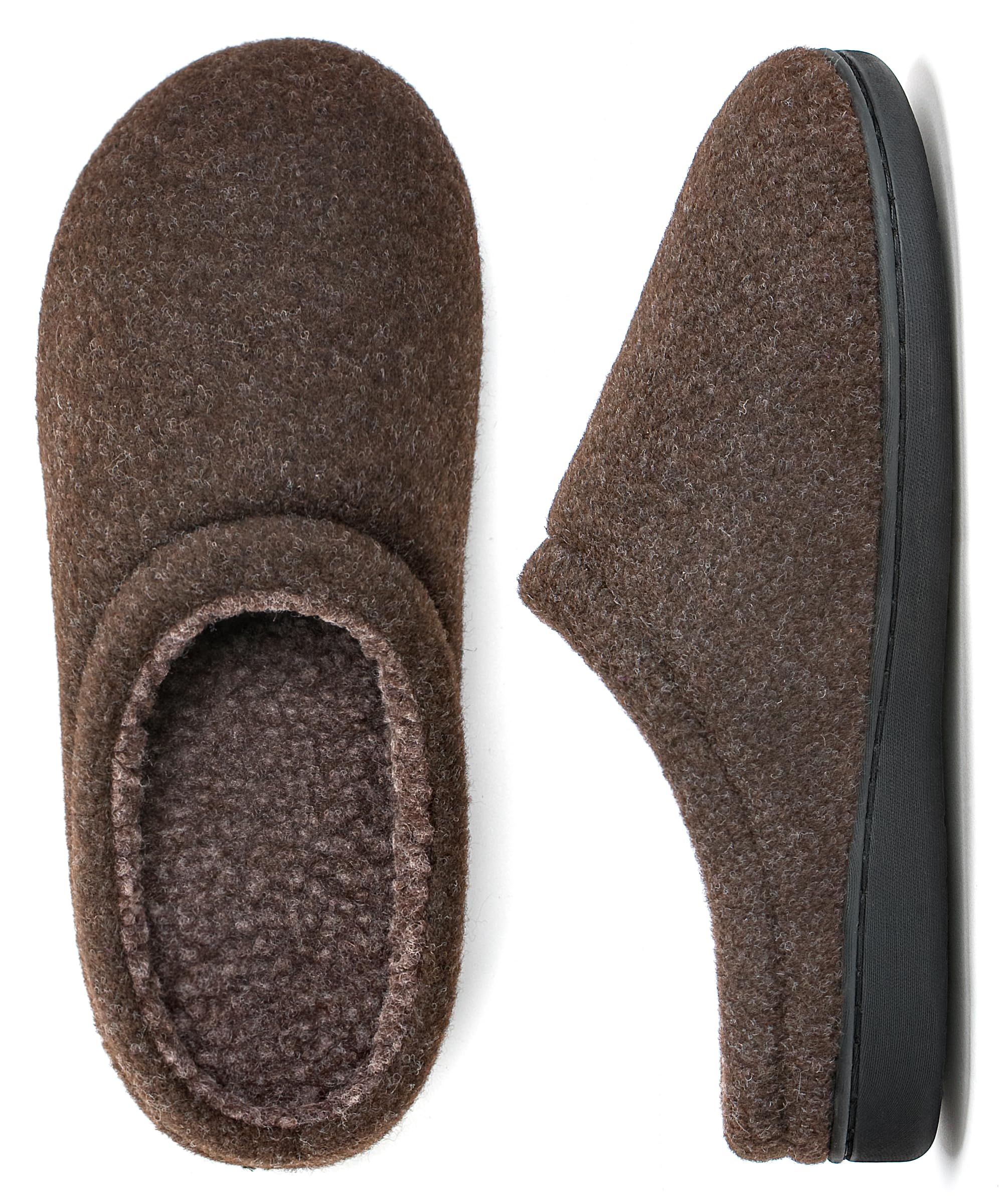 cosyone1997 Mens Slippers Memory Foam Non Slip Backless Moccasins