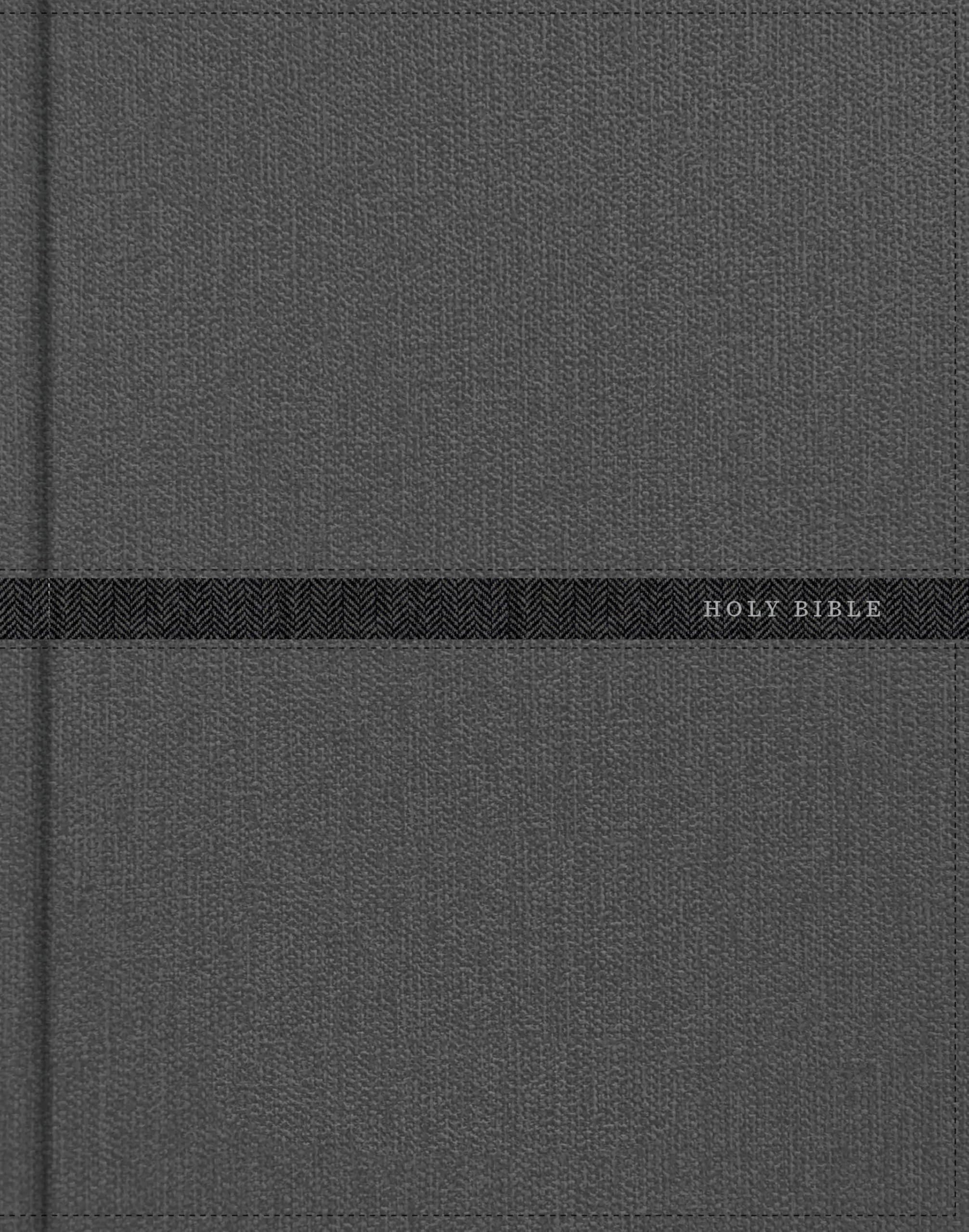 KJV Notetaking Bible, Expanded Reference Edition, Gray/Charcoal Cloth Over Board