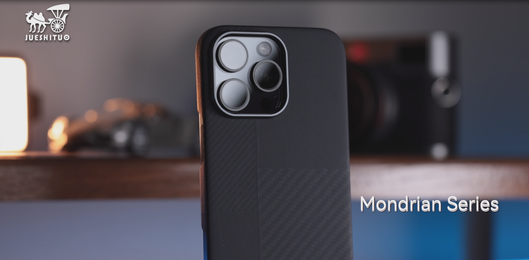 JUESHITUO Ultra-dünne IPhone 16 Pro Max Hülle – Carbon Aramid Mit MagSafe