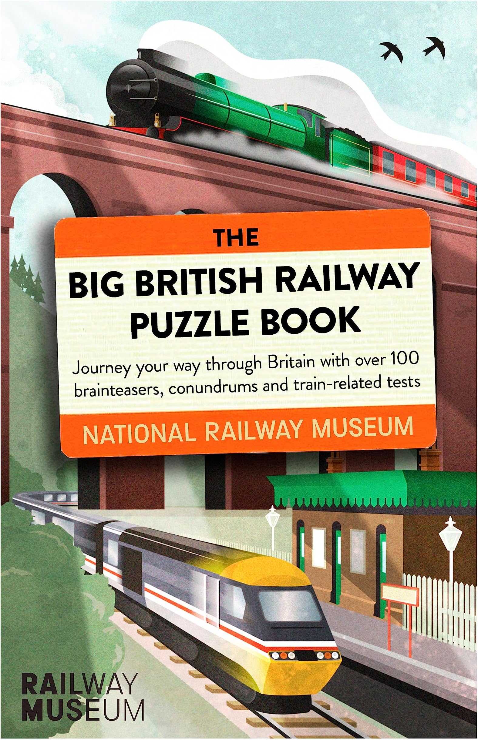 The Big British Railway Puzzle Book: Perfect for puzzle lovers!