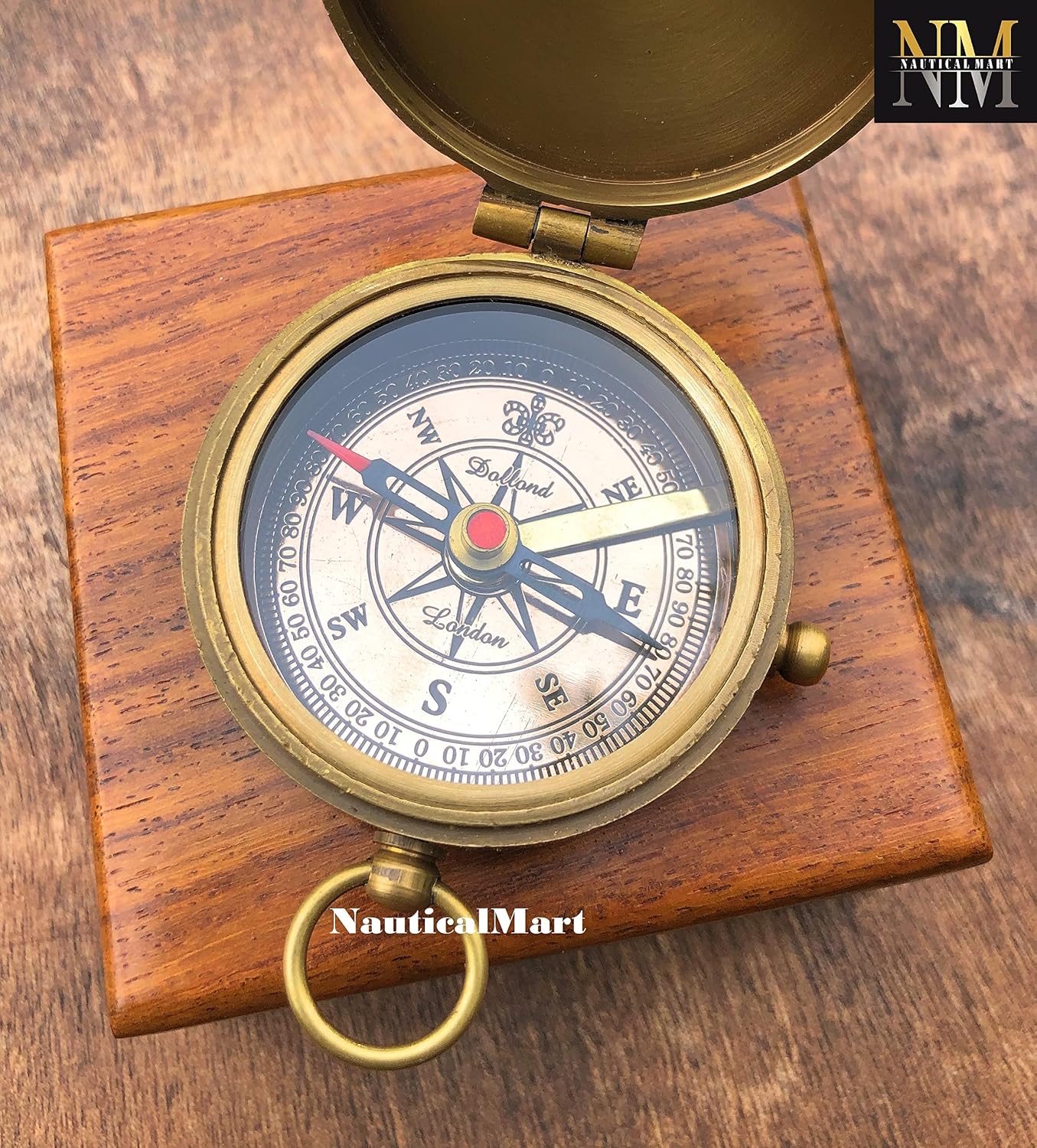 Personalized Compass Gift to My Son/Nautical Gift for Son from Dad/Gift to Son from Mom A for Graduation, Anniversary, Baptism, Retirement and Unique Gift with Wooden Box image 3