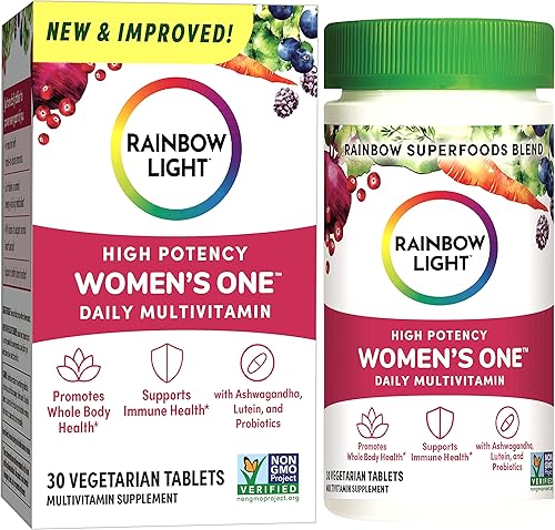 Rainbow Light Vibrance MULTIVITAMIN para mujer 30 onzas
