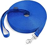 Dog Leashes 6FT 10FT 20FT 30FT 50fT Leads with Comfortable Padded Handle and Highly Reflective Threads for Small Medium and Large Dogs(10 Feet x1/2'' (Pack of 1), Black)