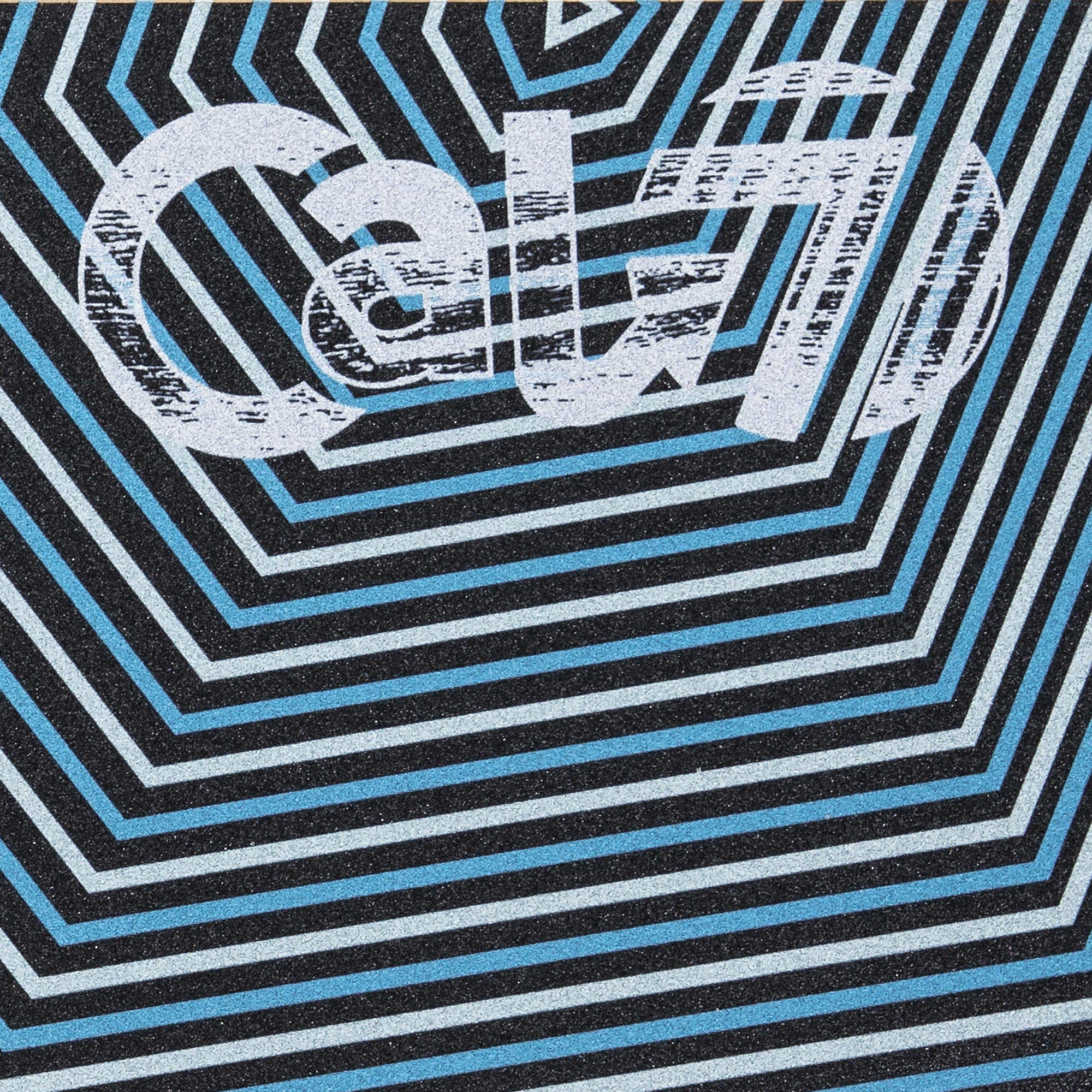 Cal 7 Graphic 9 x 33 Inch Skateboard Griptape (Blue Stripes)