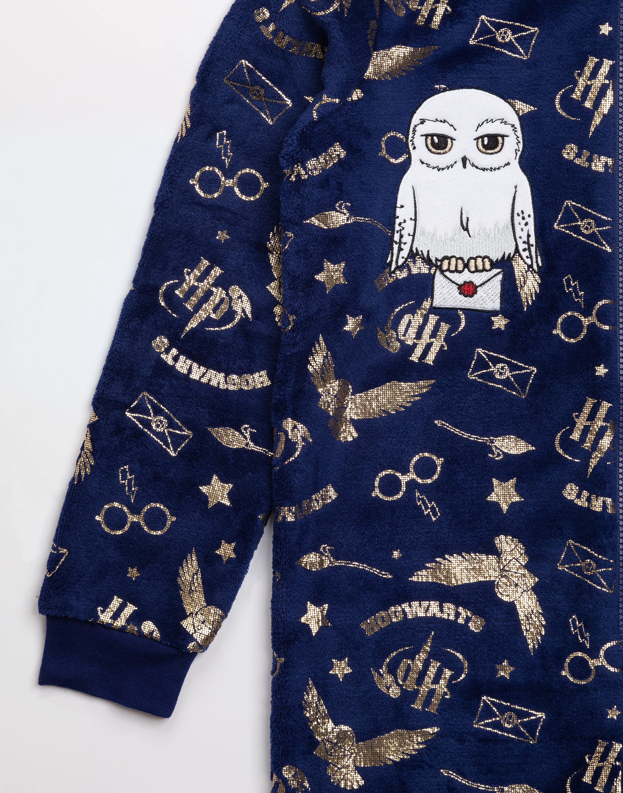 Harry Potter Onesie Girls Kids Hogwarts Hedwig All En Un Pijamas