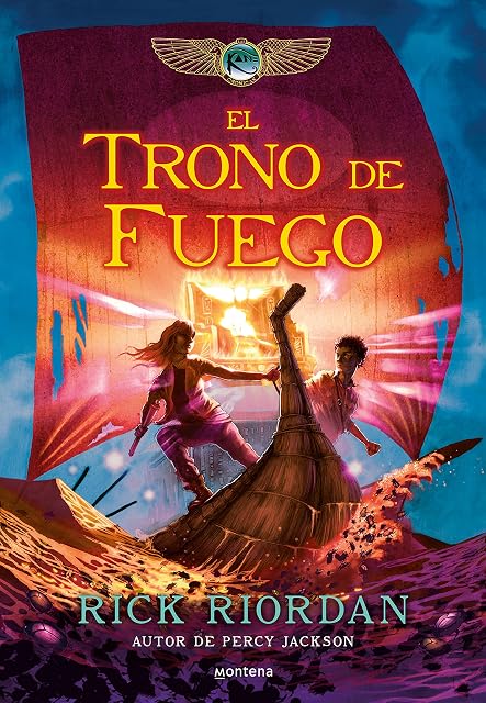 Portada de El Trono de Fuego