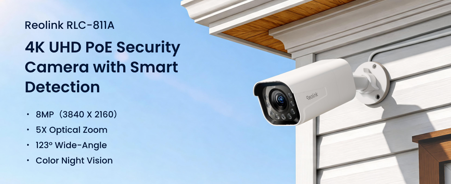 Amazon.com : REOLINK RLC-811A PoE IP Wired Security Camera 4K