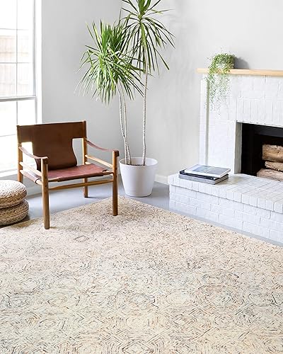 Loloi II Ziva Collection ZV-02 - Alfombra de área multi, contemporánea, de 7 pies y 9 pulgadas x 9 pies y 9 pulgadas