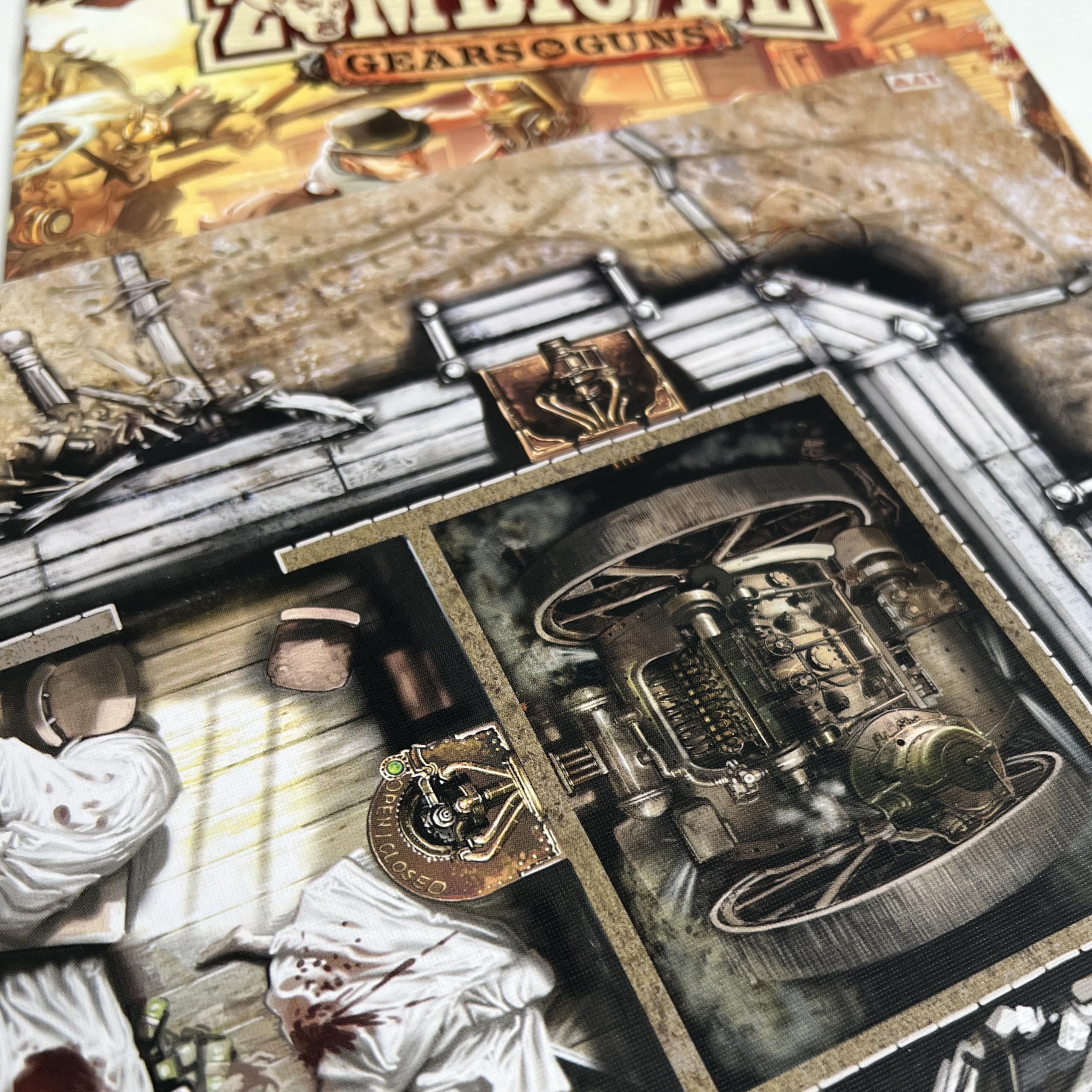 Asmodee - Zombicide Undead or Alive: Gears & Guns, Espansione Gioco da Tavolo, 14+ anni, 1-6 Giocatori, Edizione in Italiano