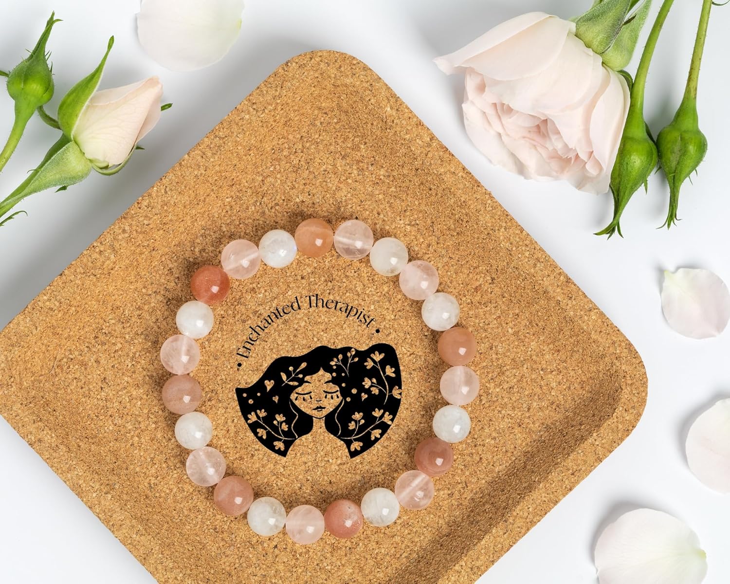 Reiki Infused Cancer Zodiac Bracelet, Energy Bracelet, Reiki Gift, Reiki jewelry, Gemstone bracelets, Crystal bracelets - Image 4