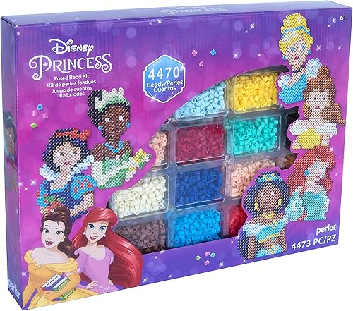 Miniatura 8 de Perler Disney Princesses Fuse Bead - Kit de actividades multicolor 4474 piezas
