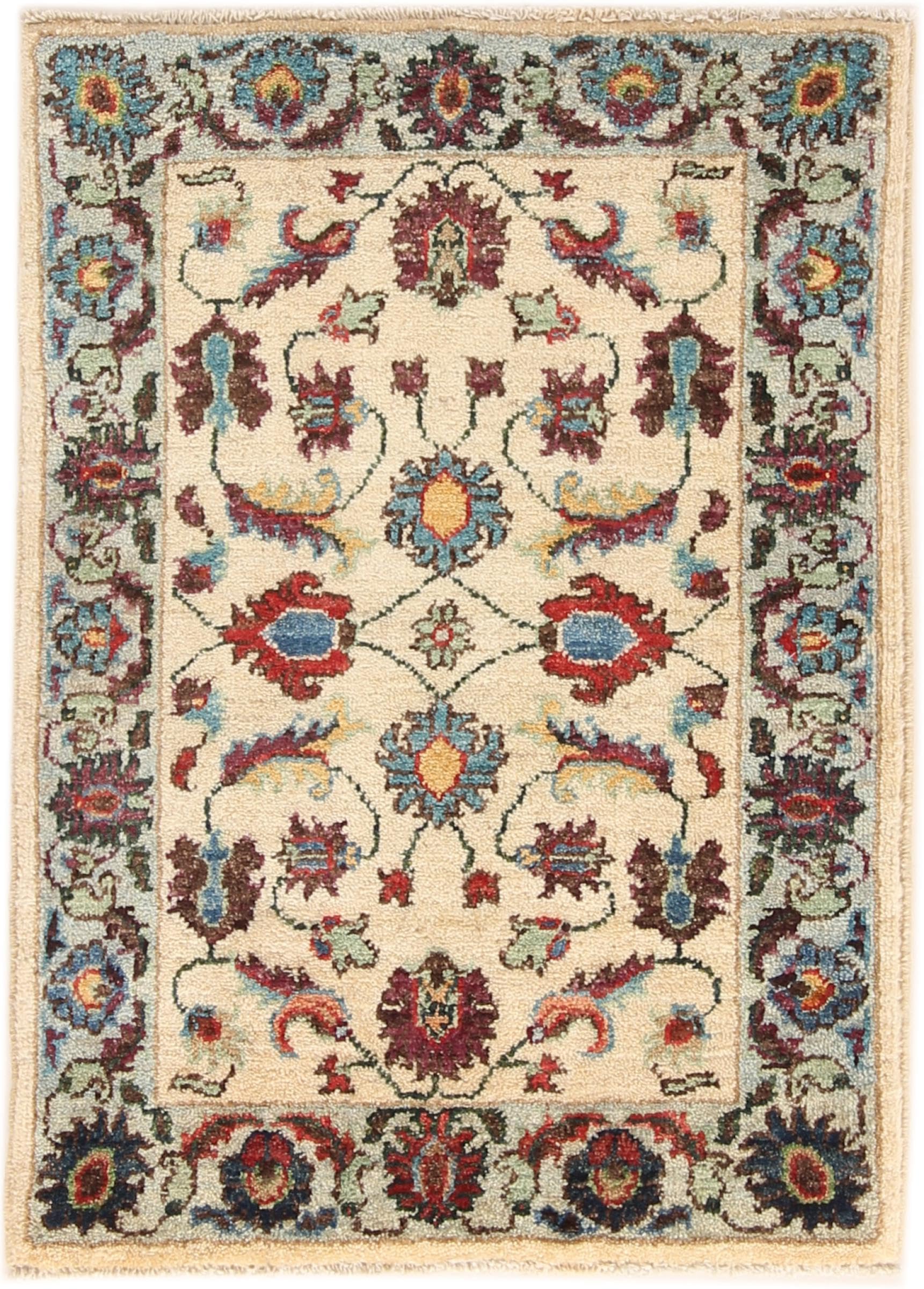 Tapis Ziegler Farahan noué main en laine du Pakistan 59x84cm pour salon chic