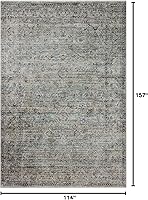 Vista 159 de Loloi Jean Stoffer Katherine Collection KES-02 Ocean/Coral 2'-7'' x 10'-0'', .25" Pile Height, Runner Rug