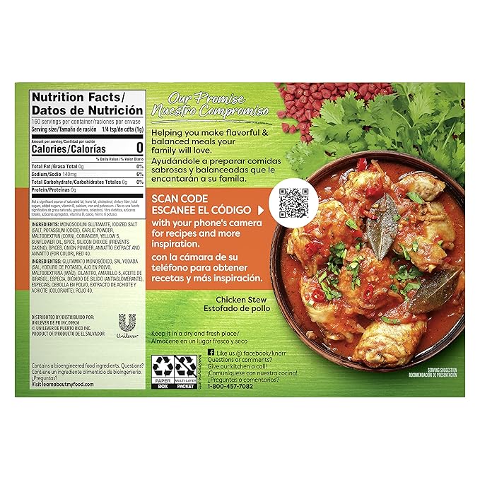 Condimento Sazonador Knorr Cilantro y Achiote 32 unidades miniatura 2